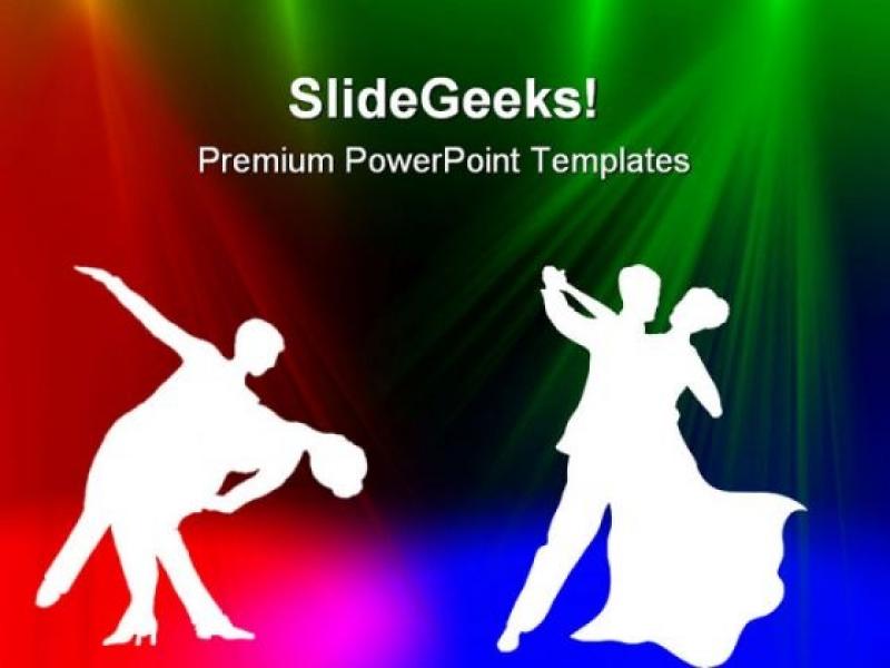 Dancing Couple Powerpoint Themes And Powerpoint Slides - Ppt Background For Dance - HD Wallpaper 