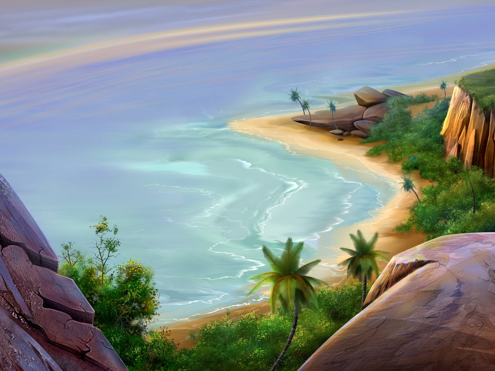 Jamaica Wallpaper Jamaica - Good Morning Beach Scene - HD Wallpaper 