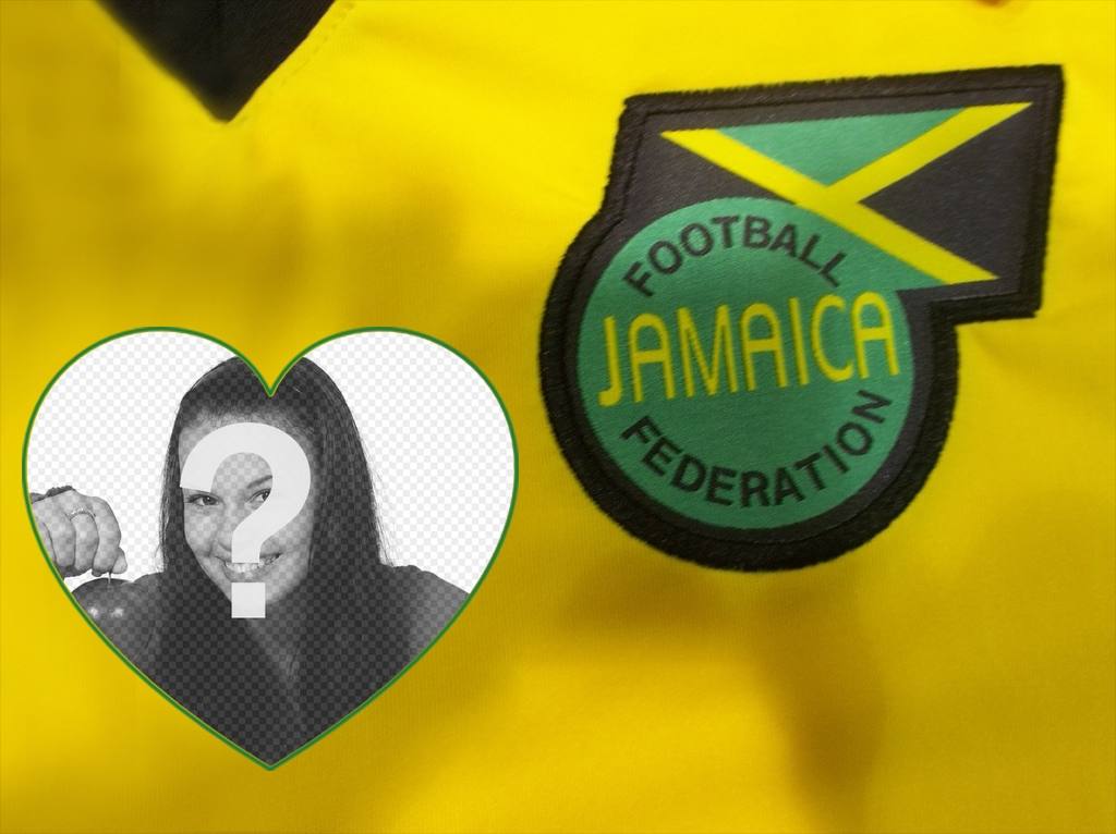 Photo Effect With The Soccer Shirt And Shield Of Jamaica - Perro Pug Con Forma De Pan - HD Wallpaper 