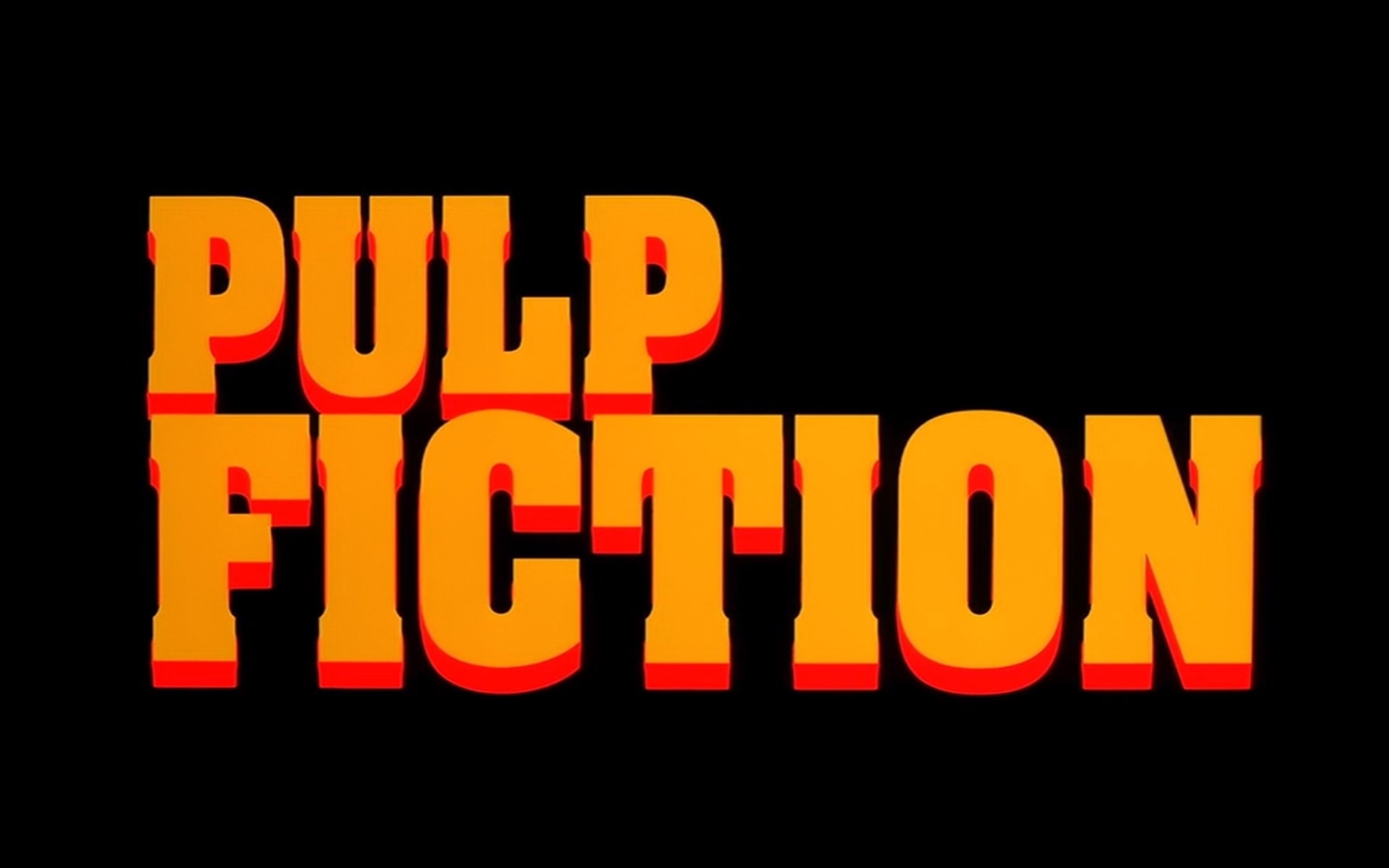 Pulp Fiction Uma Thurman Quentin Tarantino John Travolta - Pulp Fiction Title - HD Wallpaper 