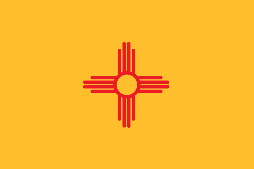 Flag Desktop Background - New Mexico Flag Black And White - HD Wallpaper 