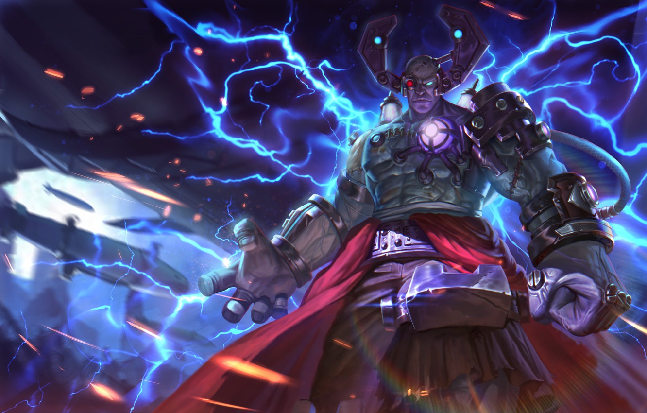 Photo Wallpaper Monster, Electricity, Hon, Heroes Of - Apex Heroes Of Newerth - HD Wallpaper 