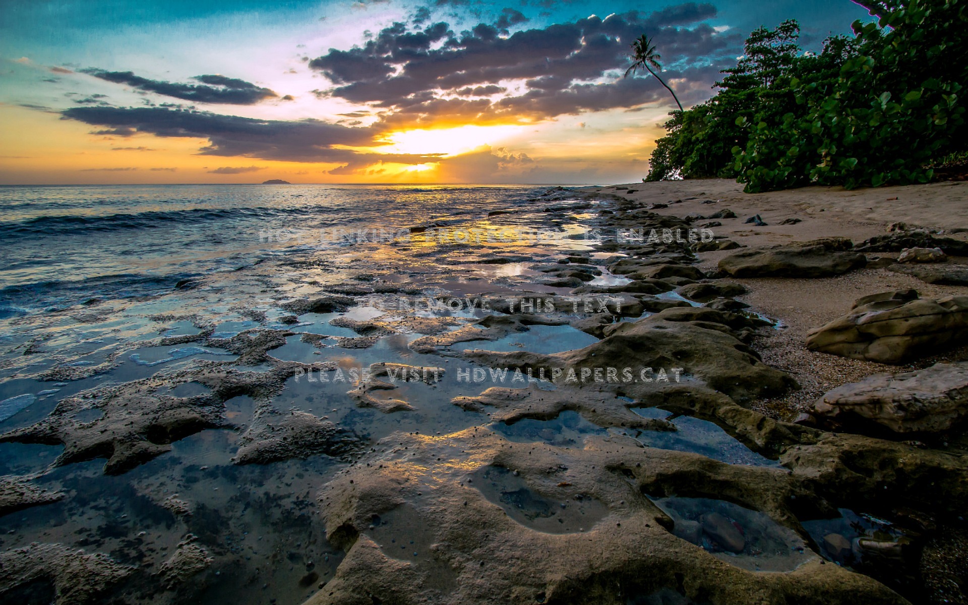 Rincon Beach Puerto Rico Water Sunset - HD Wallpaper 
