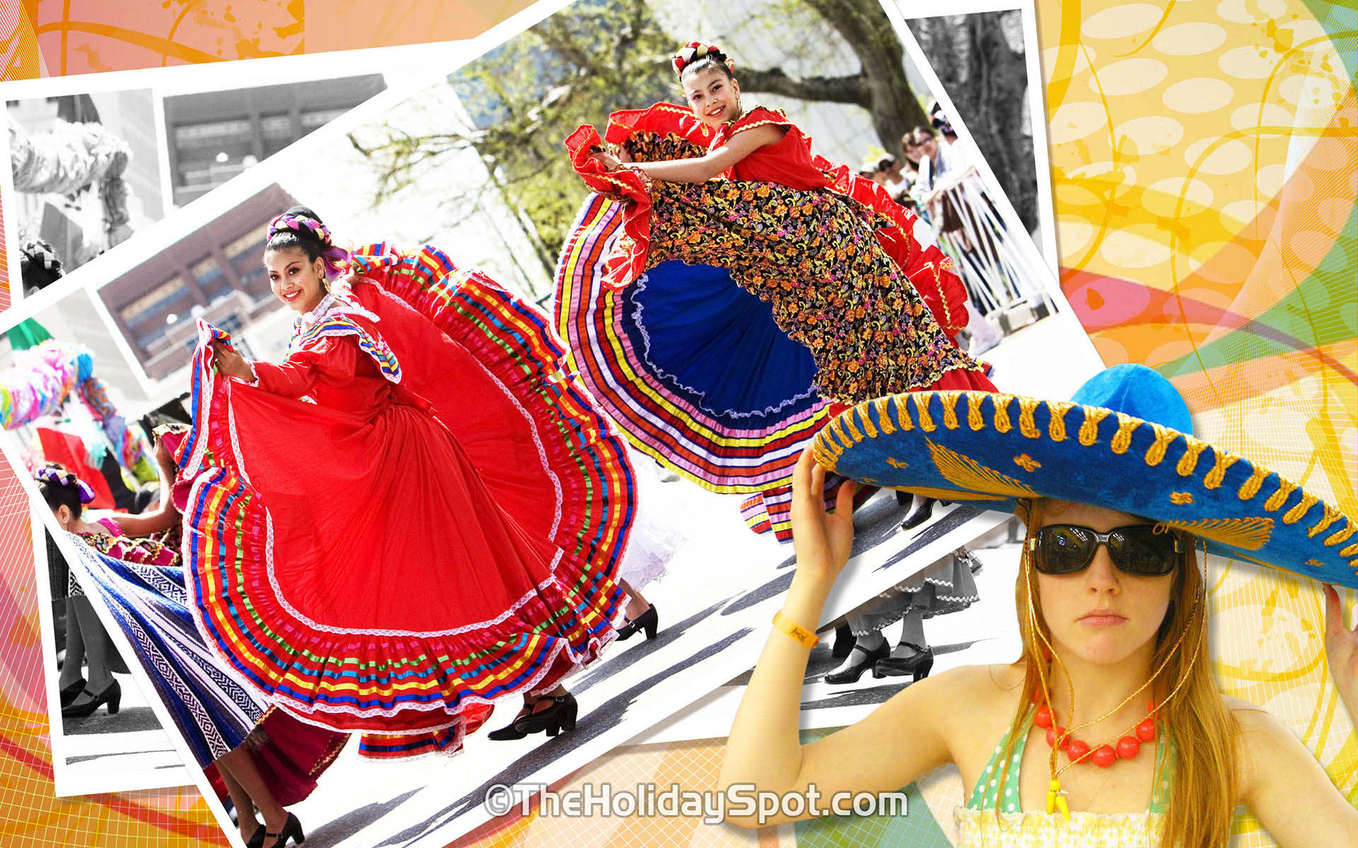 1920x1200, Hd Wallpapers Showcasing Mexican Dancers - Cinco De Mayo Celebrations Hd - HD Wallpaper 