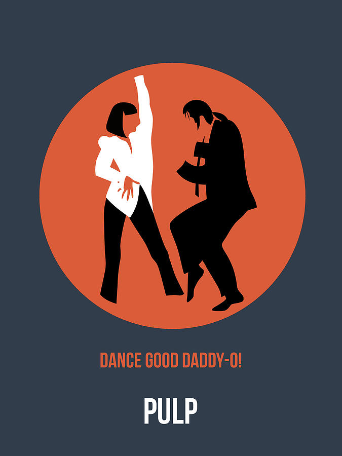 Auto Harvey Keitel John Travolta Pulp Fiction Wallpaper - Pulp Fiction Poster Dance - HD Wallpaper 