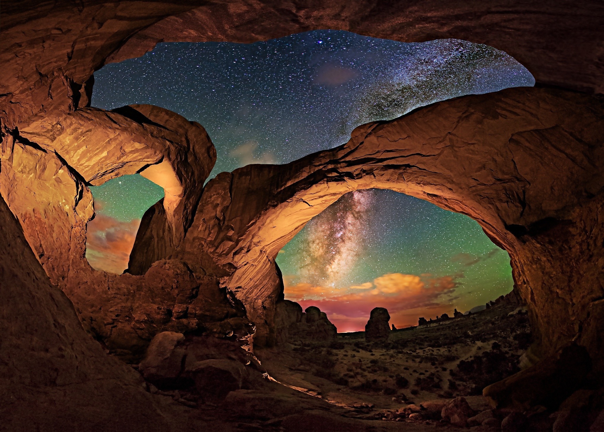 Natural Arch - HD Wallpaper 