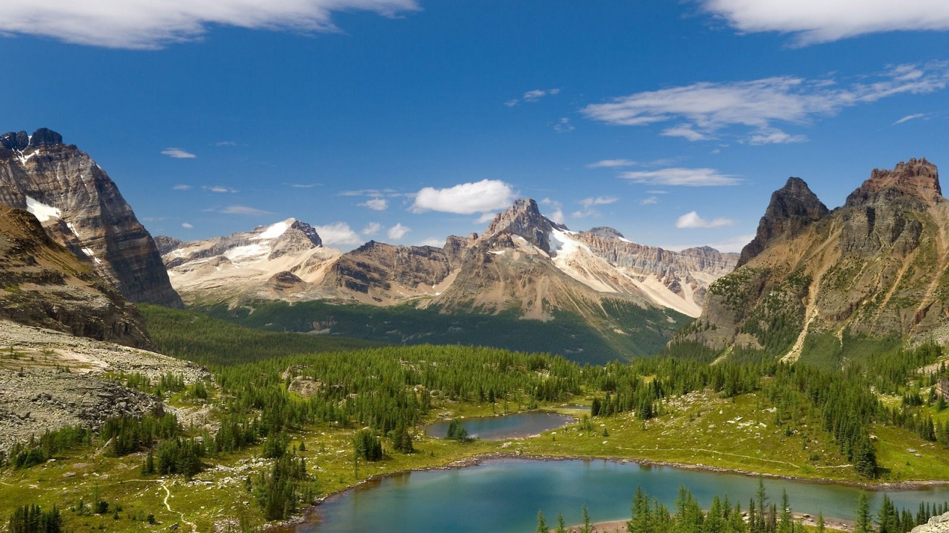 Lake O'hara - HD Wallpaper 