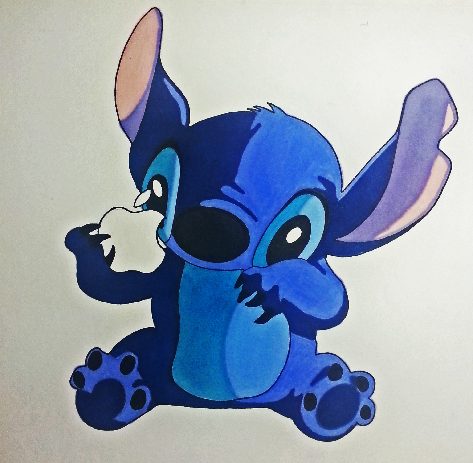 Stitch Macbook Decal - HD Wallpaper 