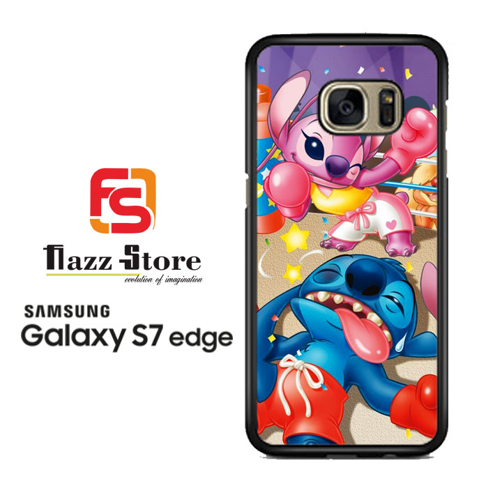 Stitch And Angel Wallpaper Y1724 Casing Hp Samsung - Mobile Phone Case - HD Wallpaper 