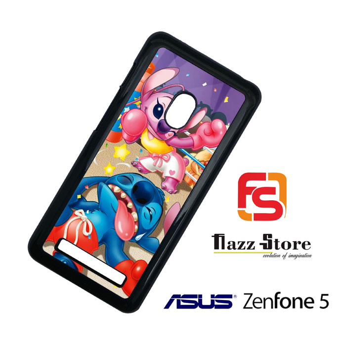 Stitch And Angel Wallpaper Y1724 Asus Zenfone 5 Case - Asus - HD Wallpaper 