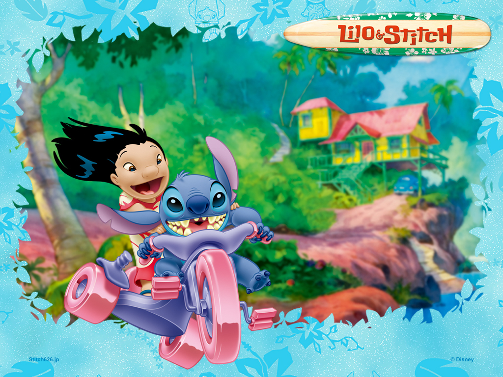 Lilo And Stitch Disney - Lilo And Stitch Bike - HD Wallpaper 