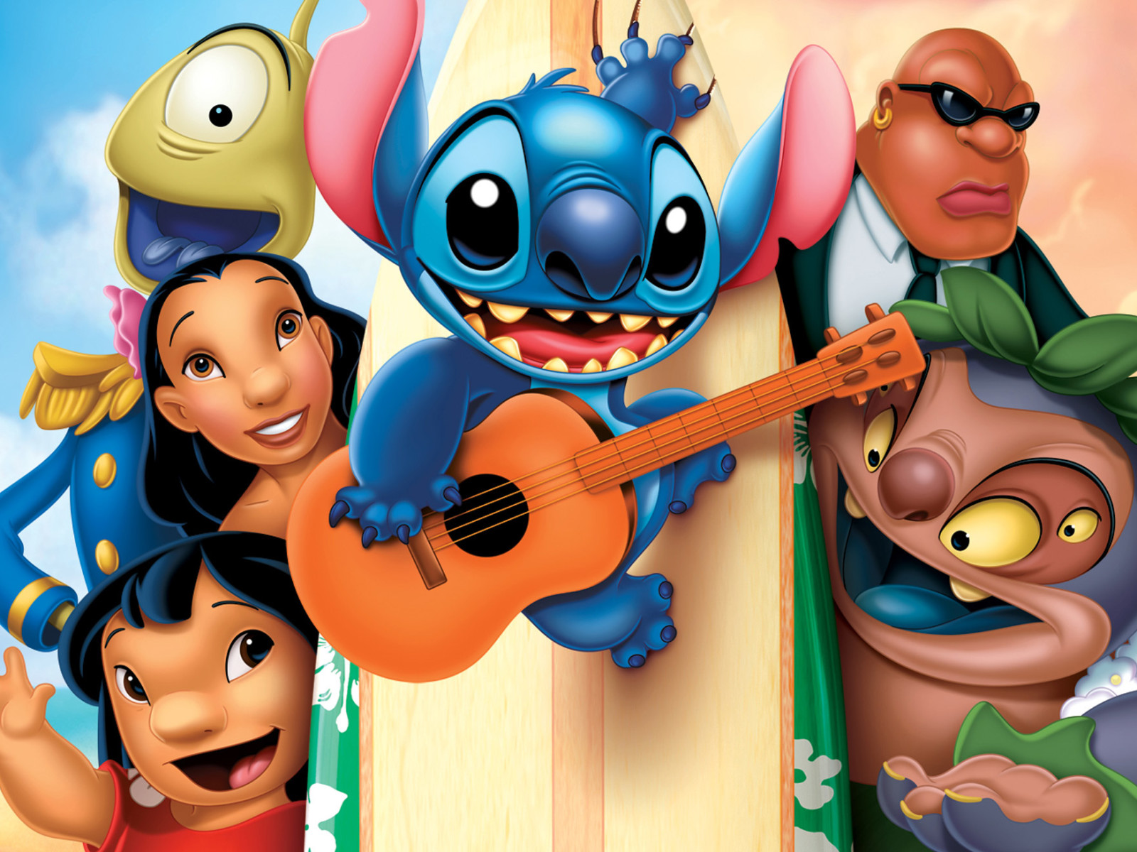 Lilo And Stitch Background Hd - HD Wallpaper 