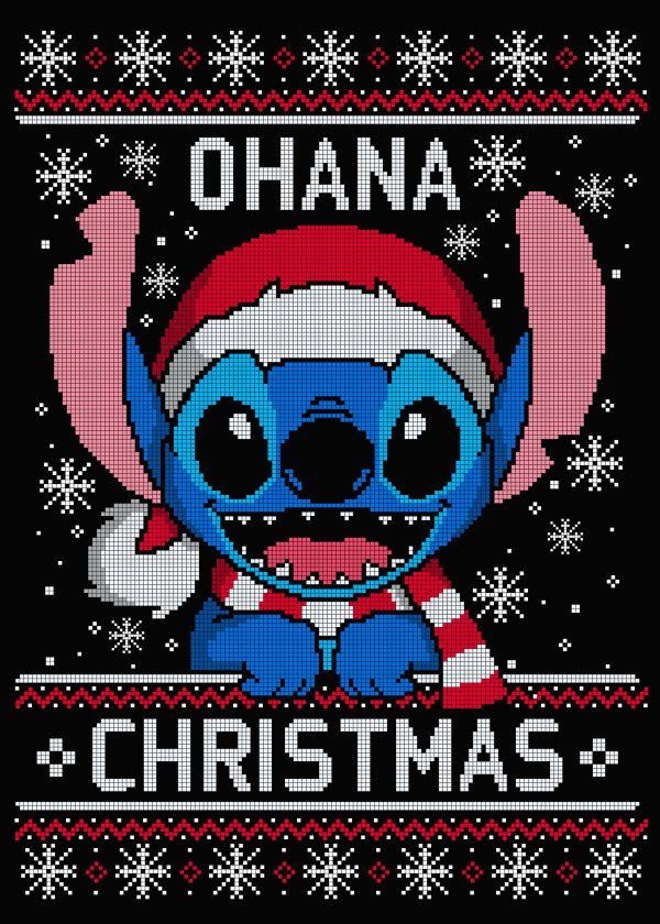 Disney Stitch Christmas Sweater - HD Wallpaper 