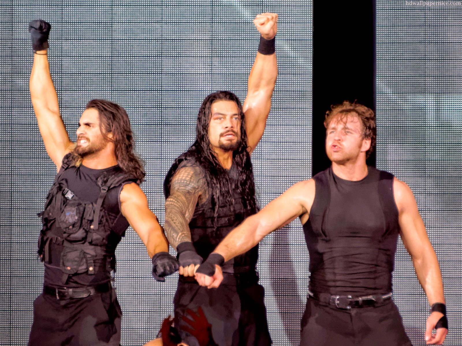Seth Rollins Hd Wallpapers - Roman Reigns Seth Rollins Dean Ambrose Hd - HD Wallpaper 