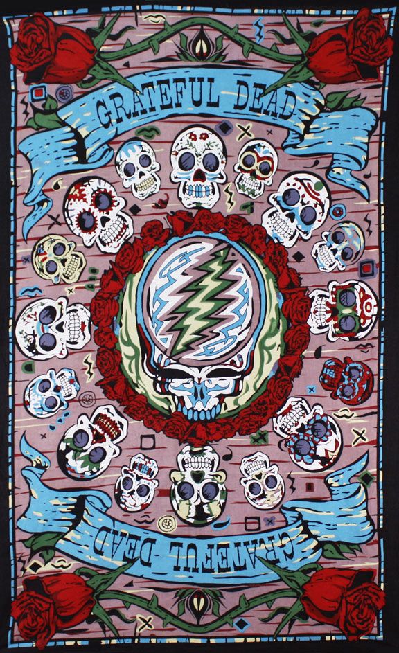 191 Best Iphone Wallpapers Images On Iphone - 3d Grateful Dead Tapestry - HD Wallpaper 