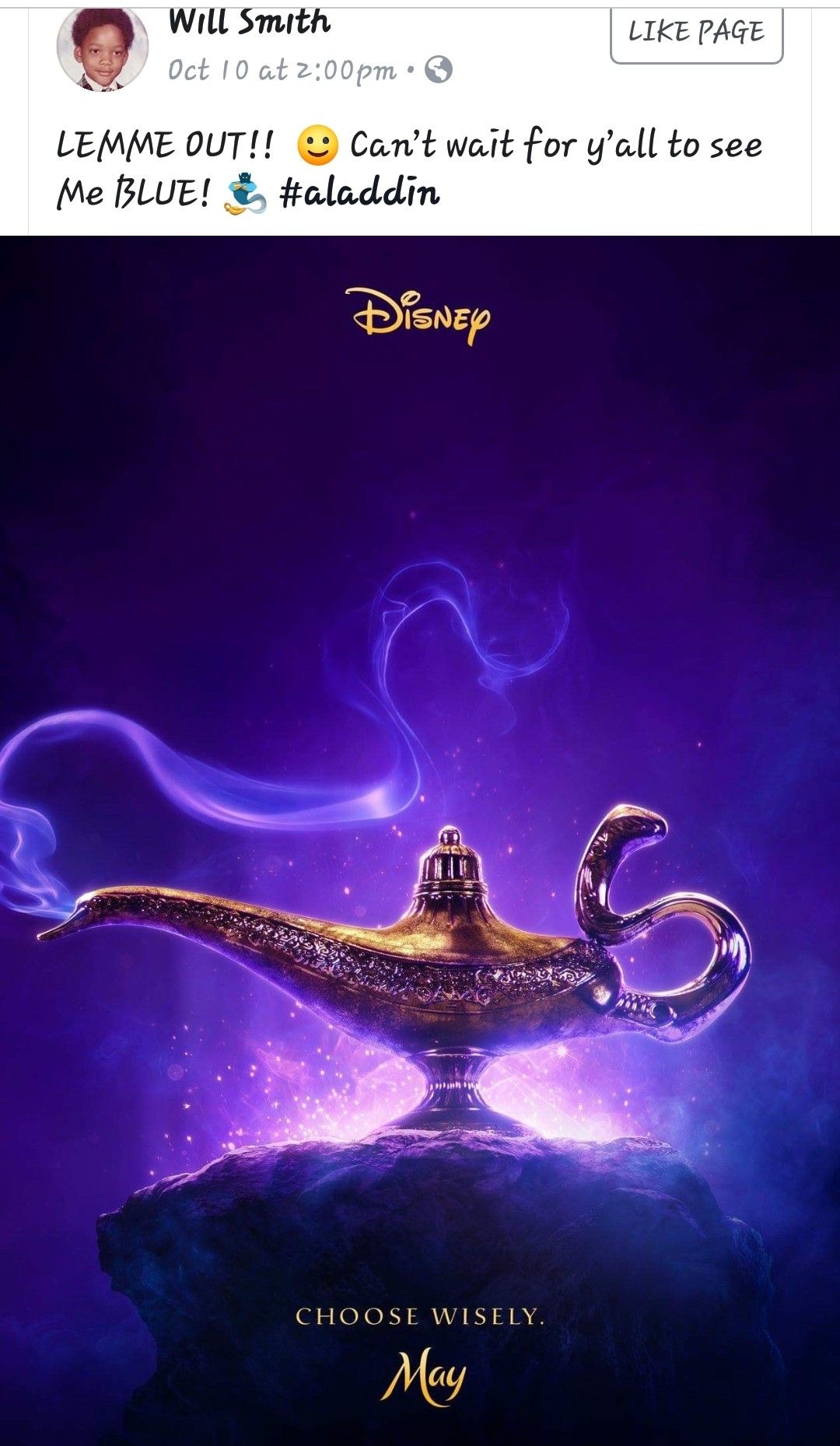 Aladdin Filme 2018 Poster - HD Wallpaper 