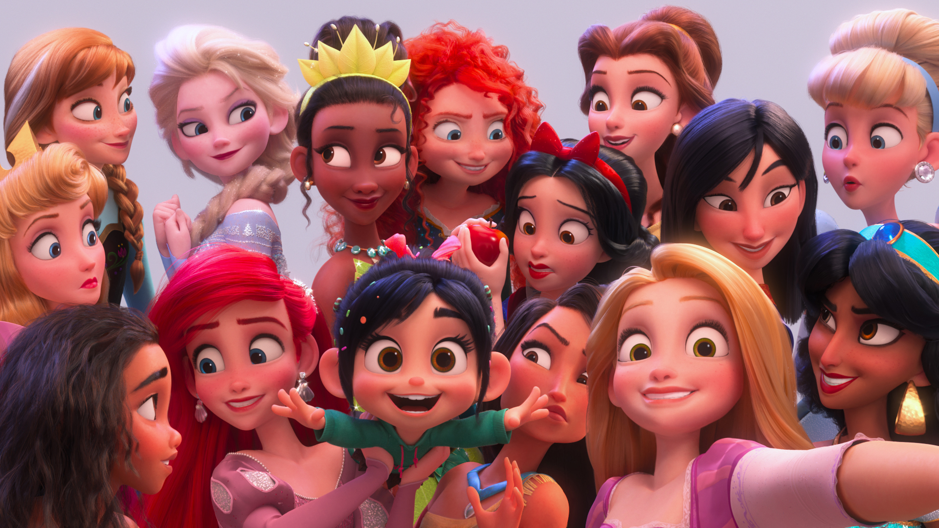 Wreck It Ralph Disney Princess - HD Wallpaper 