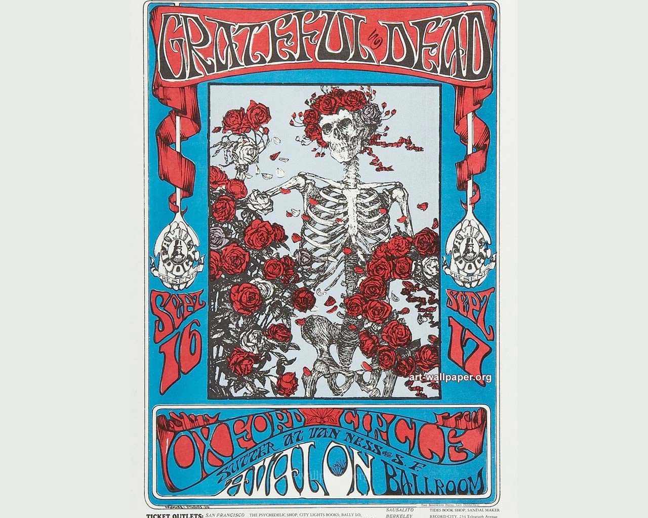 Concert Posters Grateful Dead - HD Wallpaper 
