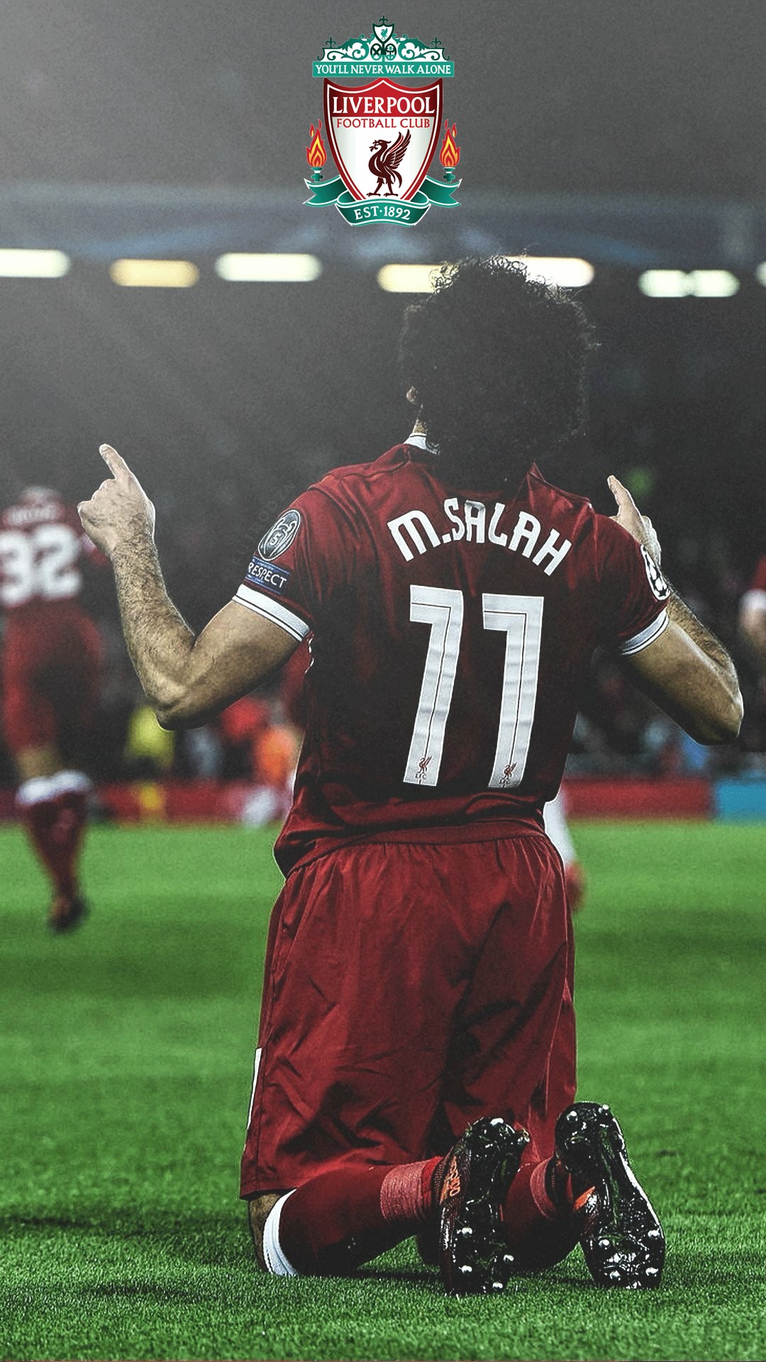 Iphone X Wallpaper Liverpool Mohamed Salah With Image - Mohamed Salah Wallpaper Iphone - HD Wallpaper 