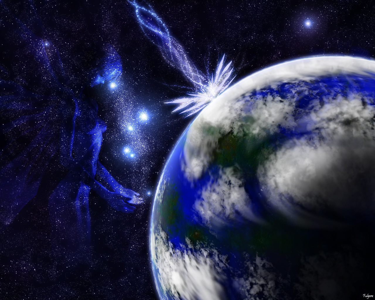 Yoshiyuki Sadamoto, Neon Genesis Evangelion Wallpaper - Earth - HD Wallpaper 