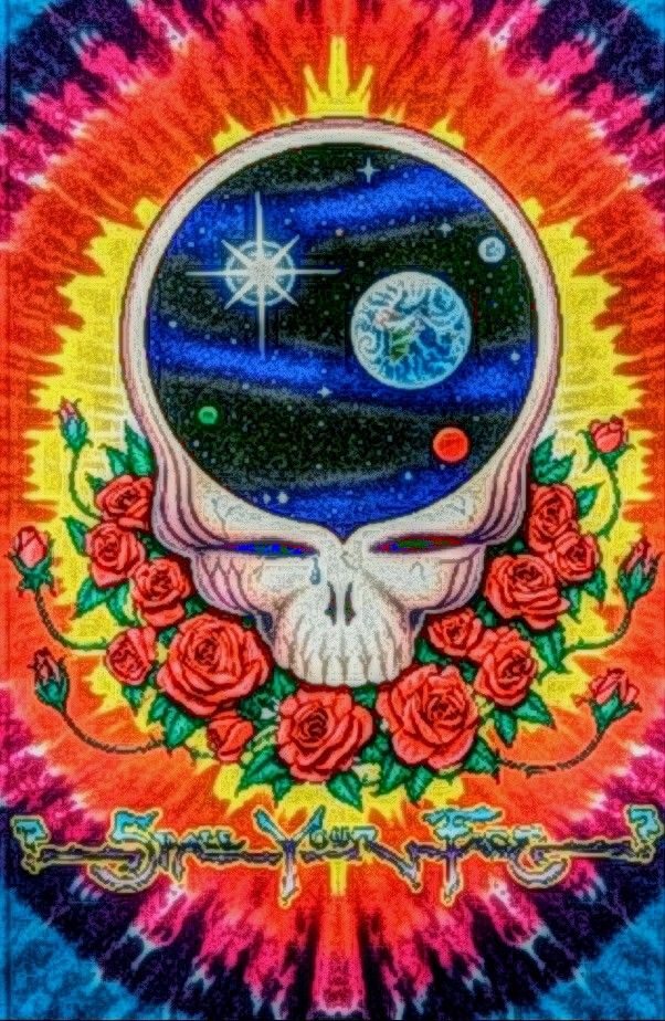 Tie Dye Art Grateful Dead - HD Wallpaper 