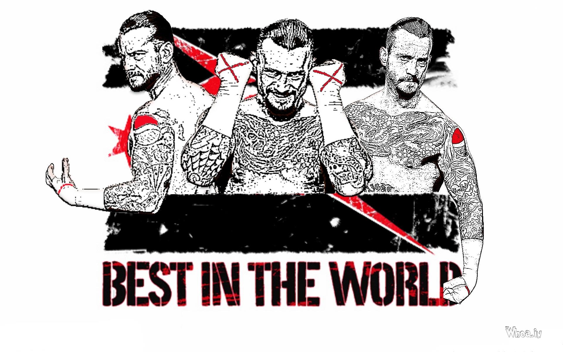 Cm Punk Best In The World Logo - HD Wallpaper 