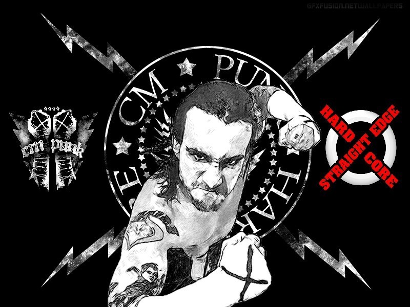 Cm Punk - Cm Punk Logo Iphone - HD Wallpaper 