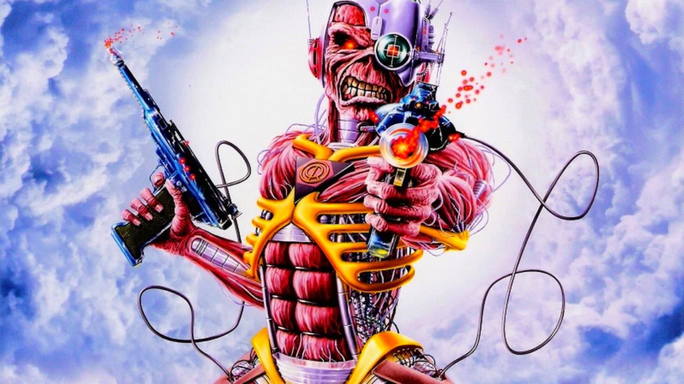Eddie Iron Maiden Somewhere In Time - HD Wallpaper 