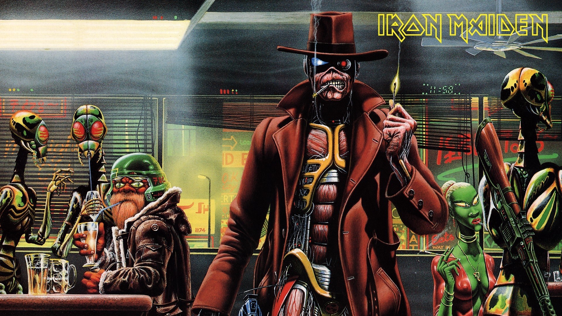 Iron Maiden Stranger In A Strange Land Poster - HD Wallpaper 