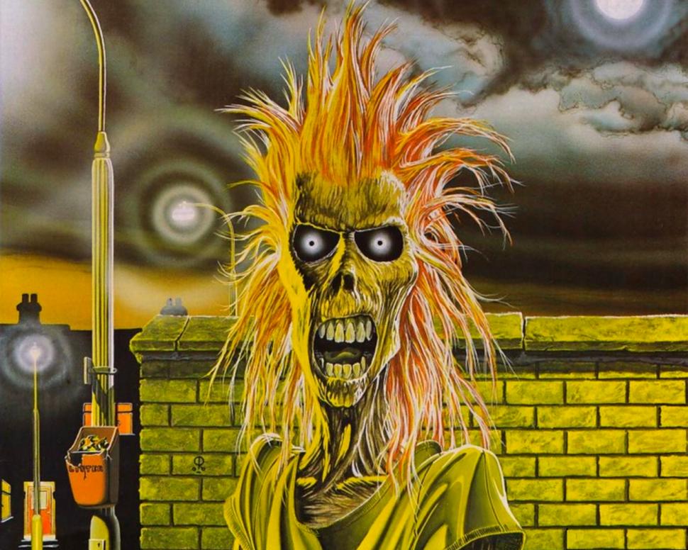 Iron Maiden Hd Wallpaper,music Wallpaper,iron Wallpaper,maiden - Iron Maiden Iron Maiden Album Cover - HD Wallpaper 