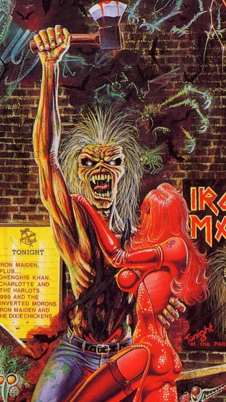 Iron Maiden Wallpaper Phone Hd - HD Wallpaper 