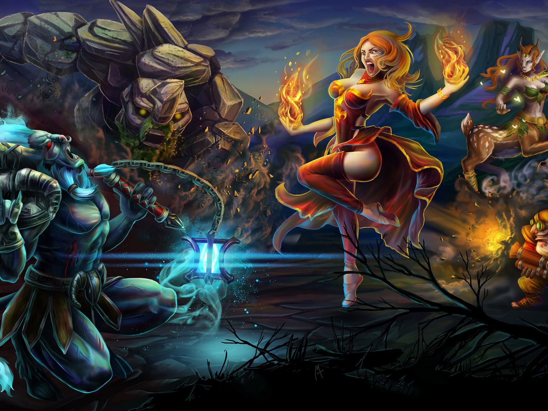 Dota 2 War Hd - HD Wallpaper 