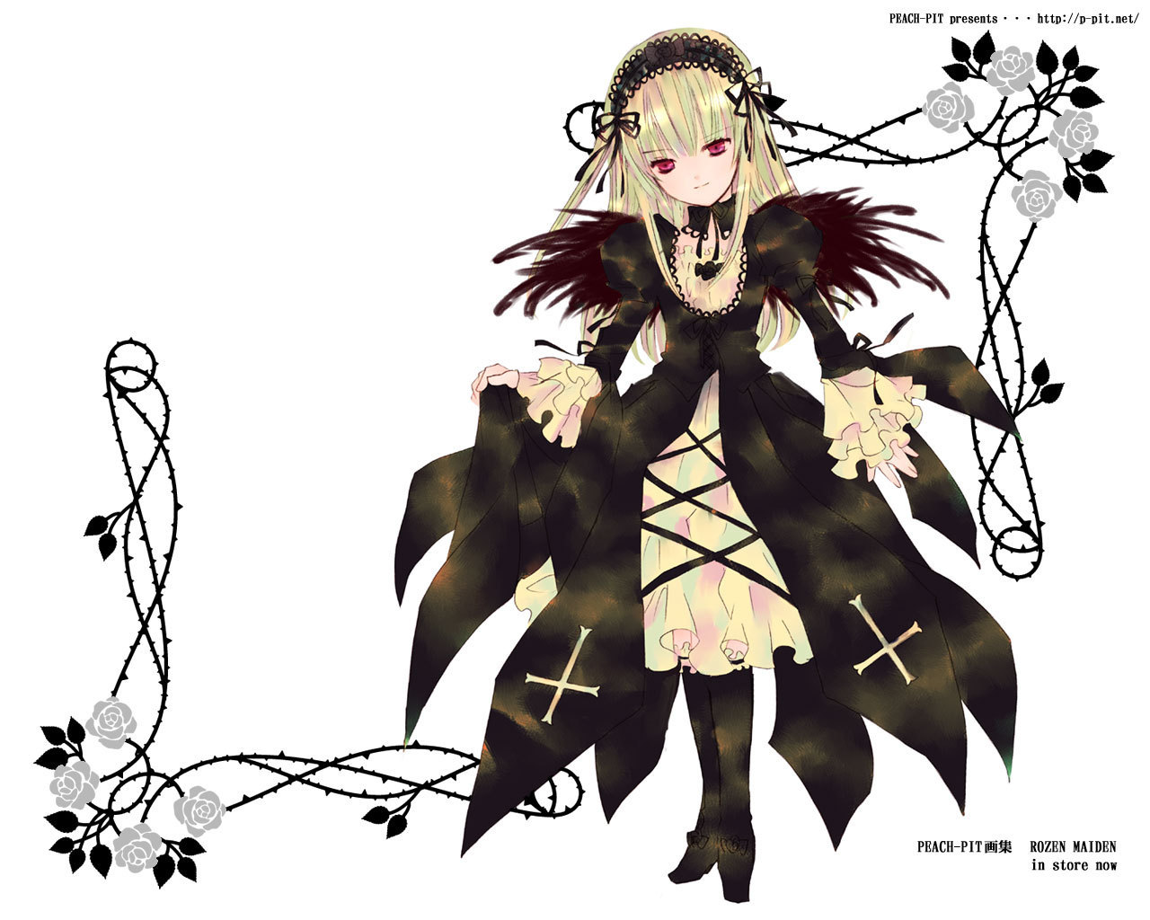 Suigintou - Rozen Maden - HD Wallpaper 