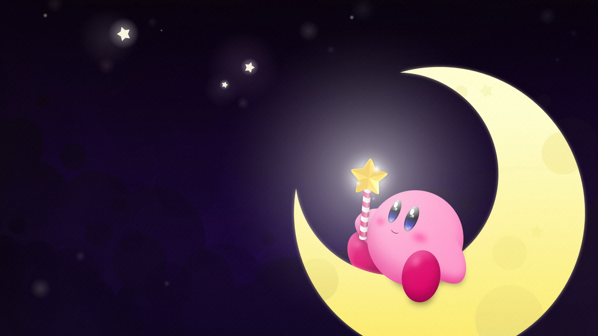 Cartoon Moon - HD Wallpaper 