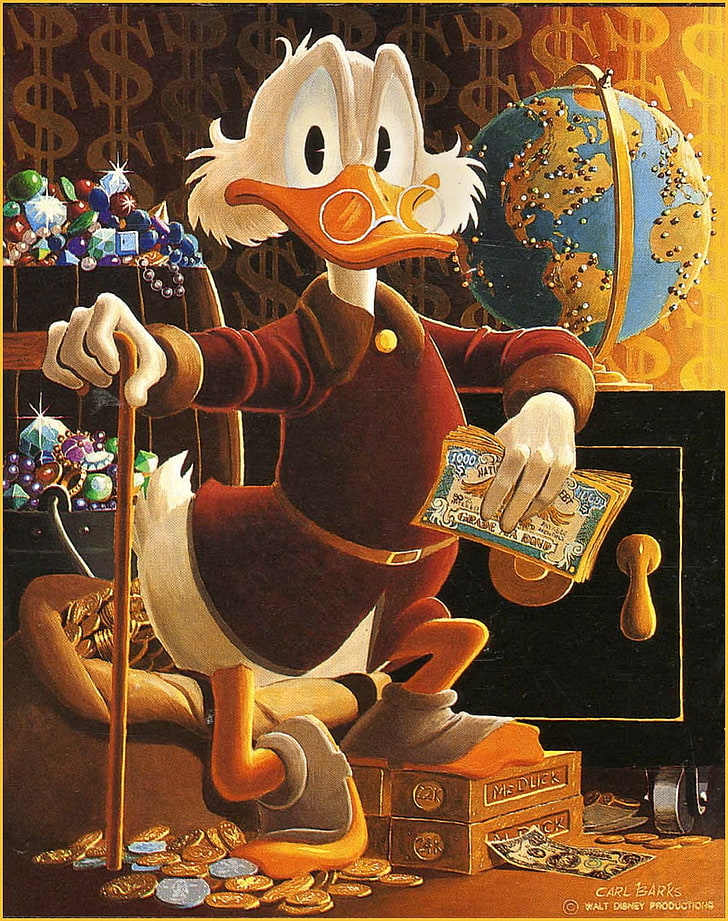 Scrooge Mcduck - HD Wallpaper 