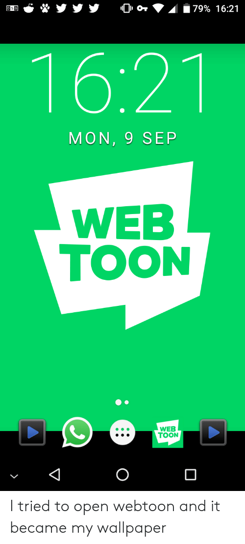 Wallpaper, Open, And Web - Webtoon App - HD Wallpaper 