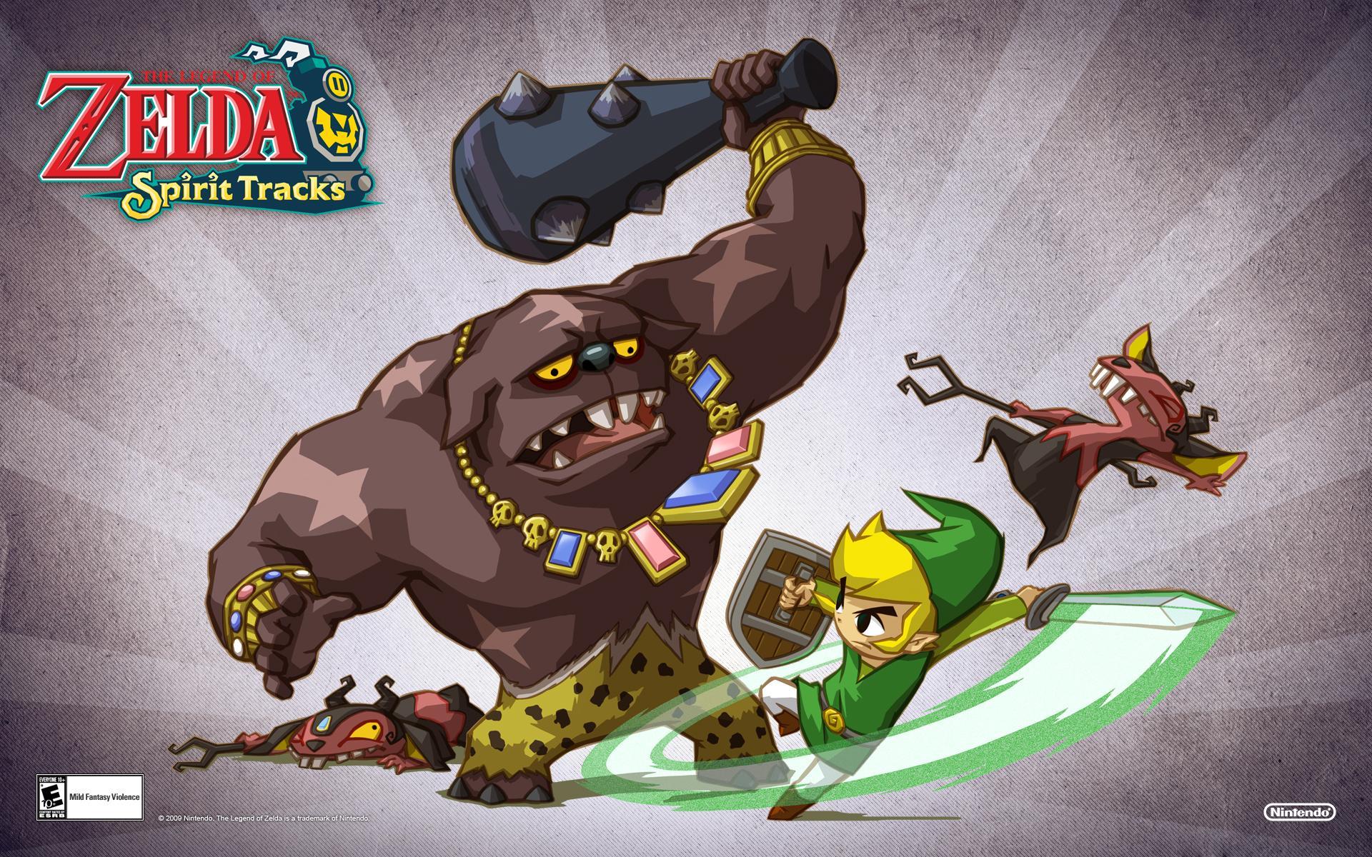 A Fight With Toon Link - Legend Of Zelda Spirit Tracks - HD Wallpaper 