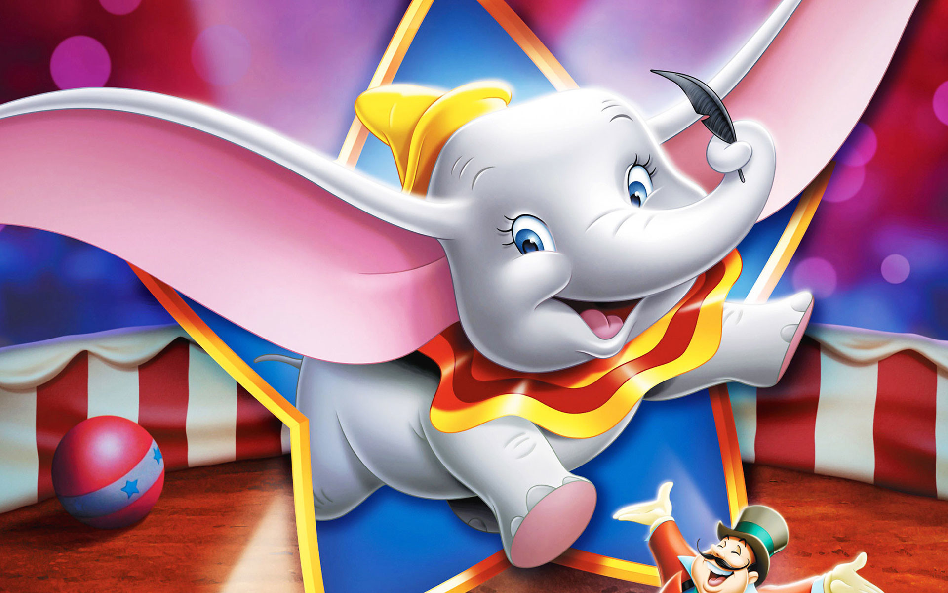 1920x1200, Walt Disney Cartoon Characters Wallpaper - Disney Dumbo - HD Wallpaper 