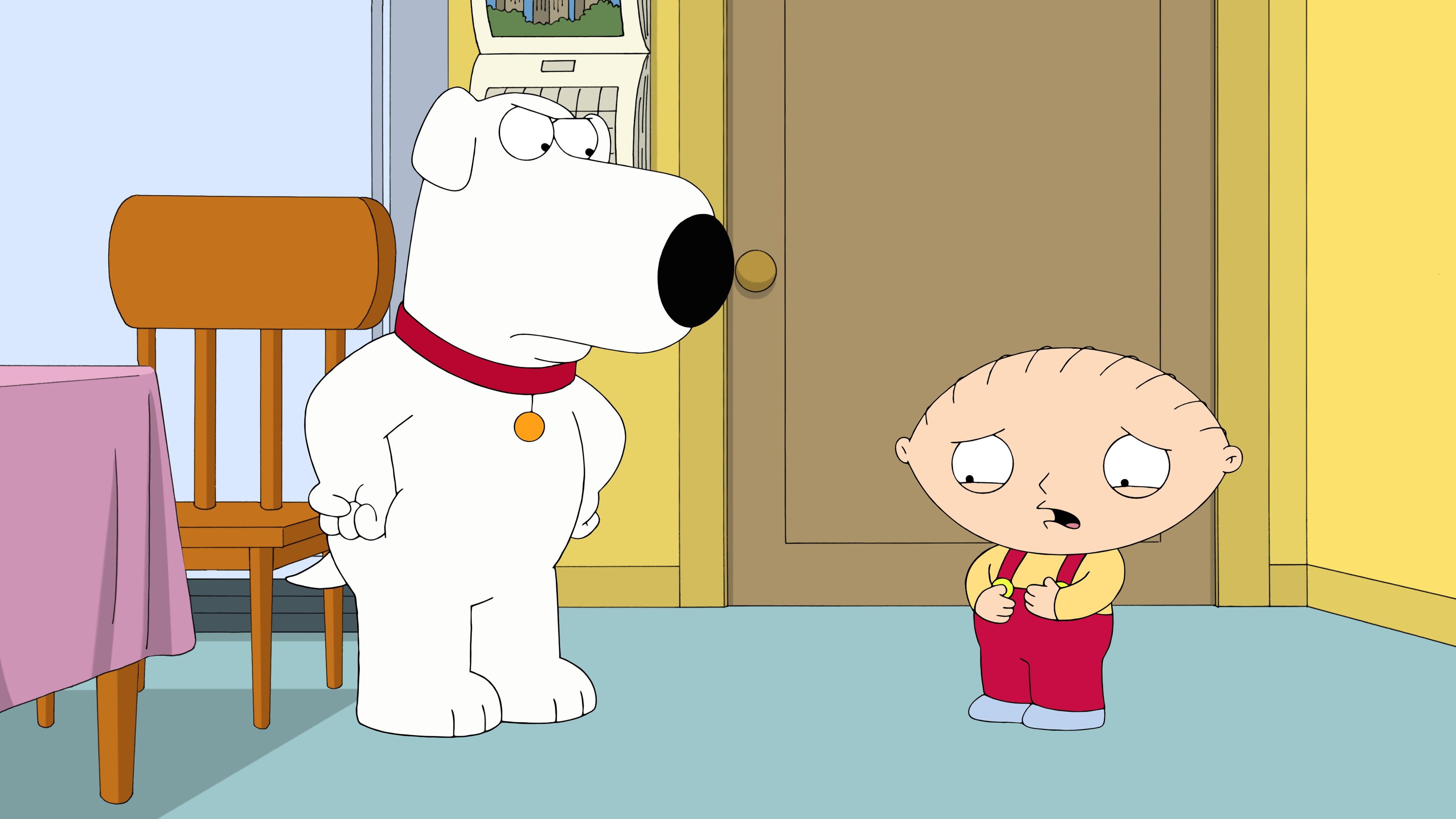Brian Griffin And Stewie Griffin 4k Wallpaper - Brian Griffin And Stewie Griffin - HD Wallpaper 