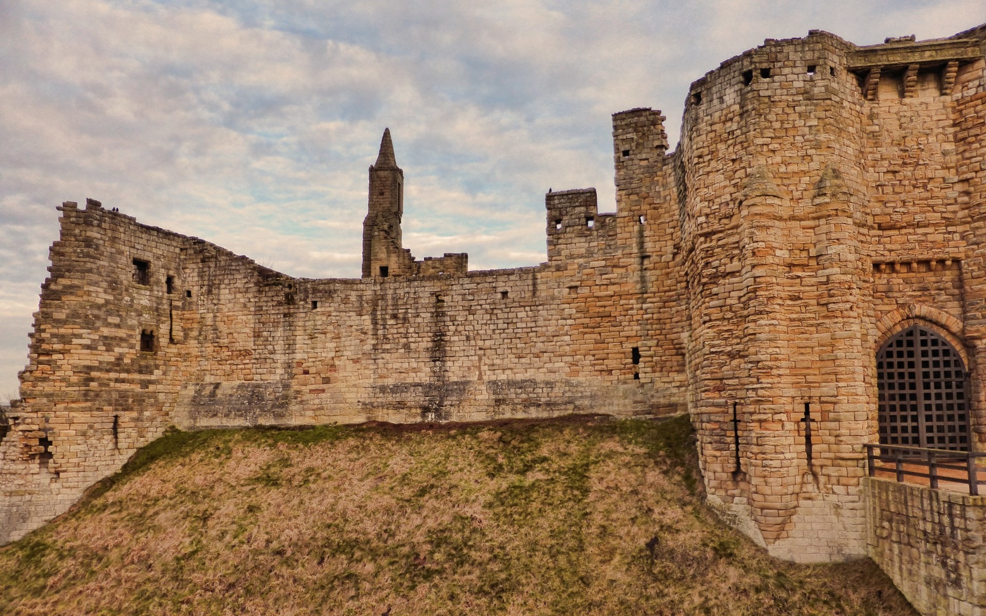 Free High Resolution Wallpaper Warkworth Castle 
 Data-src - HD Wallpaper 