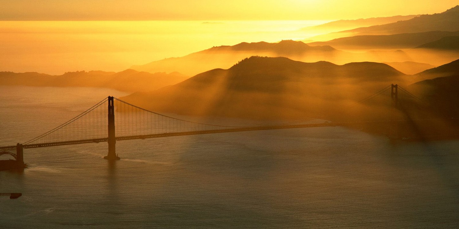 San Francisco Sunset - HD Wallpaper 