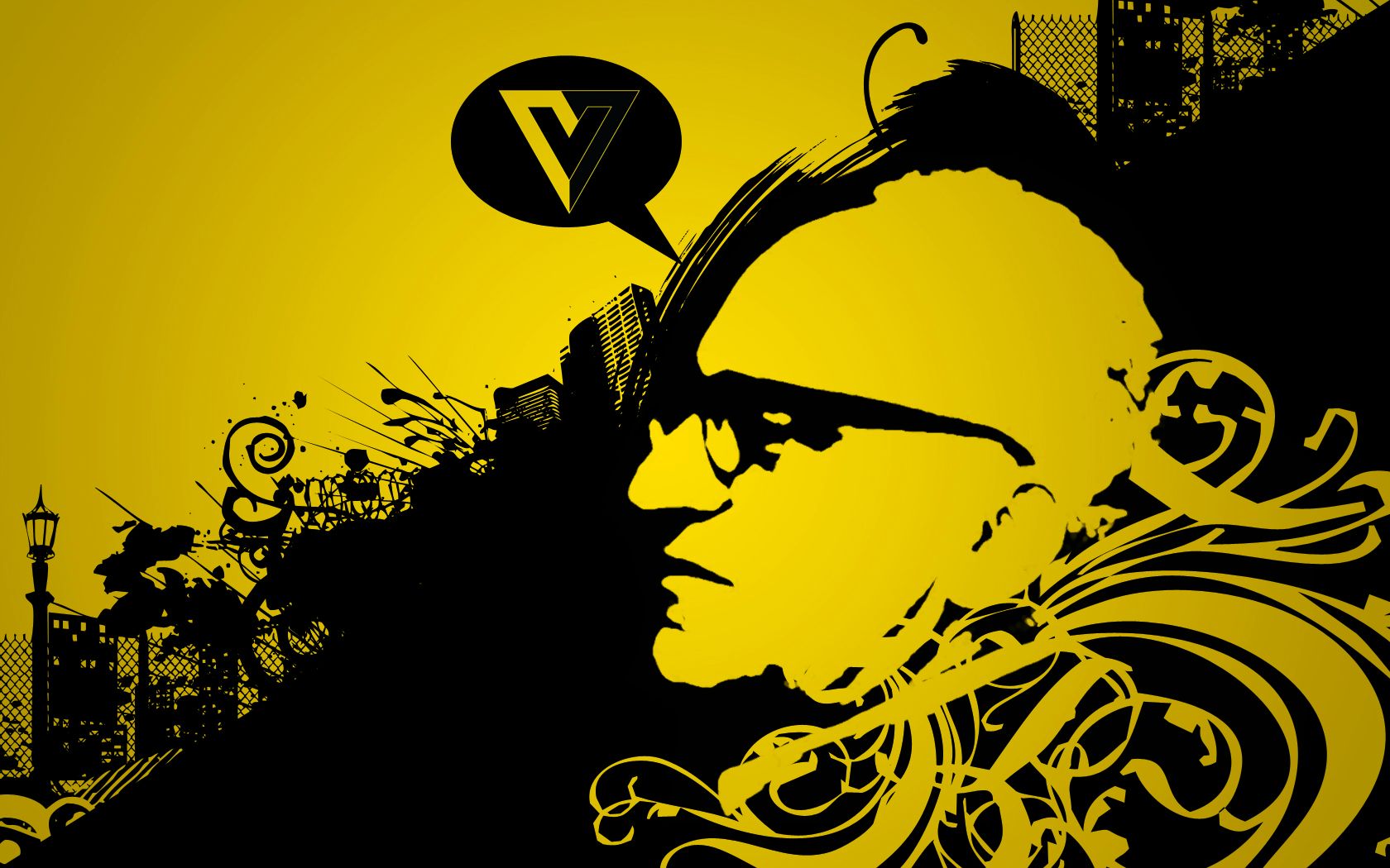 Decided To Turn My Sketch Into A Wallpaper - Rothbard - HD Wallpaper 
