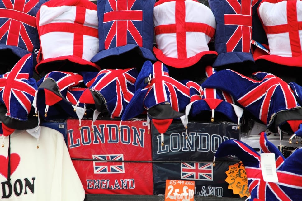 London Flag And Denmark Flag Designed Clothes Preview - British Souvenirs - HD Wallpaper 