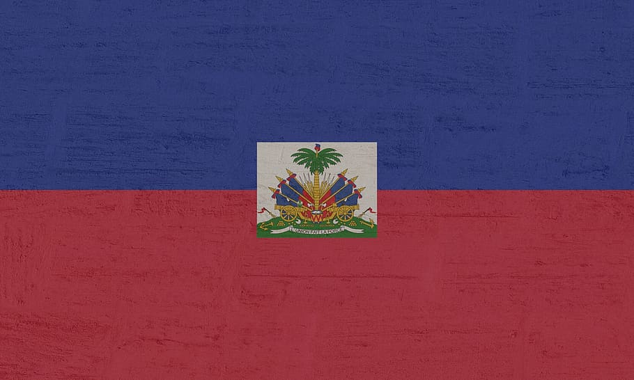 Haiti, Flag, International, Art And Craft, Wall - Haiti Flag - HD Wallpaper 