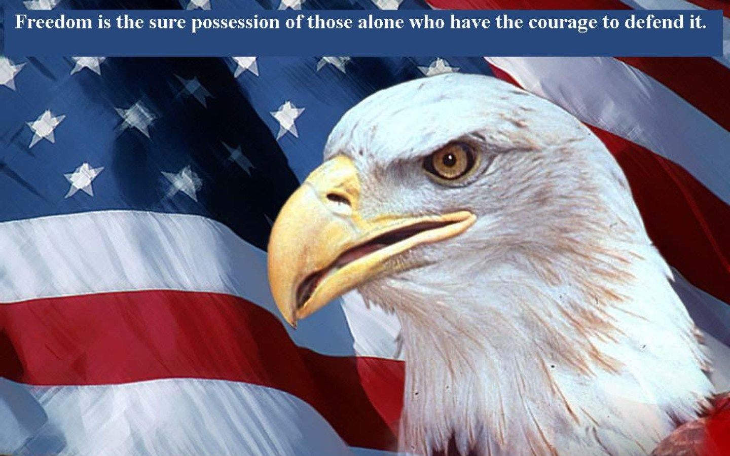 American Flag W Eagle - HD Wallpaper 