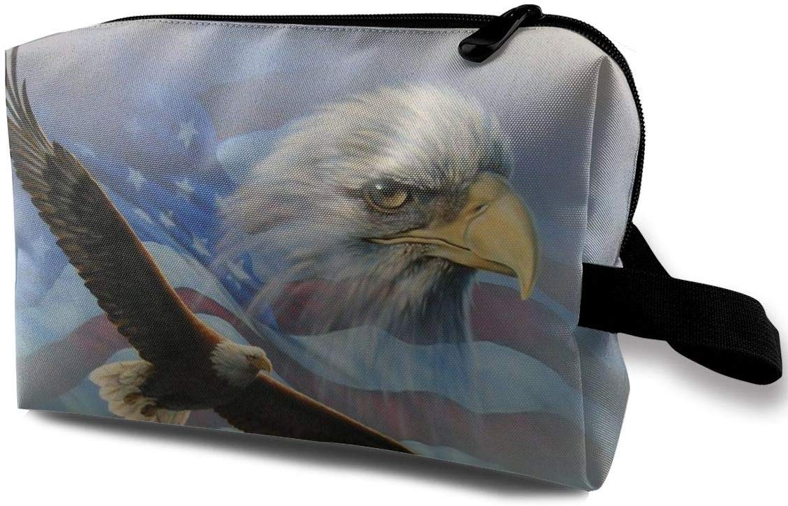 Eagle And Flag - HD Wallpaper 