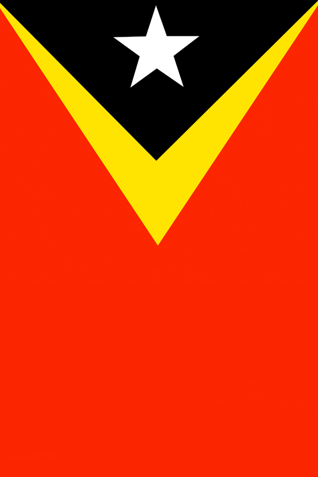 East Timor Flag Wallpaper - Flag - HD Wallpaper 