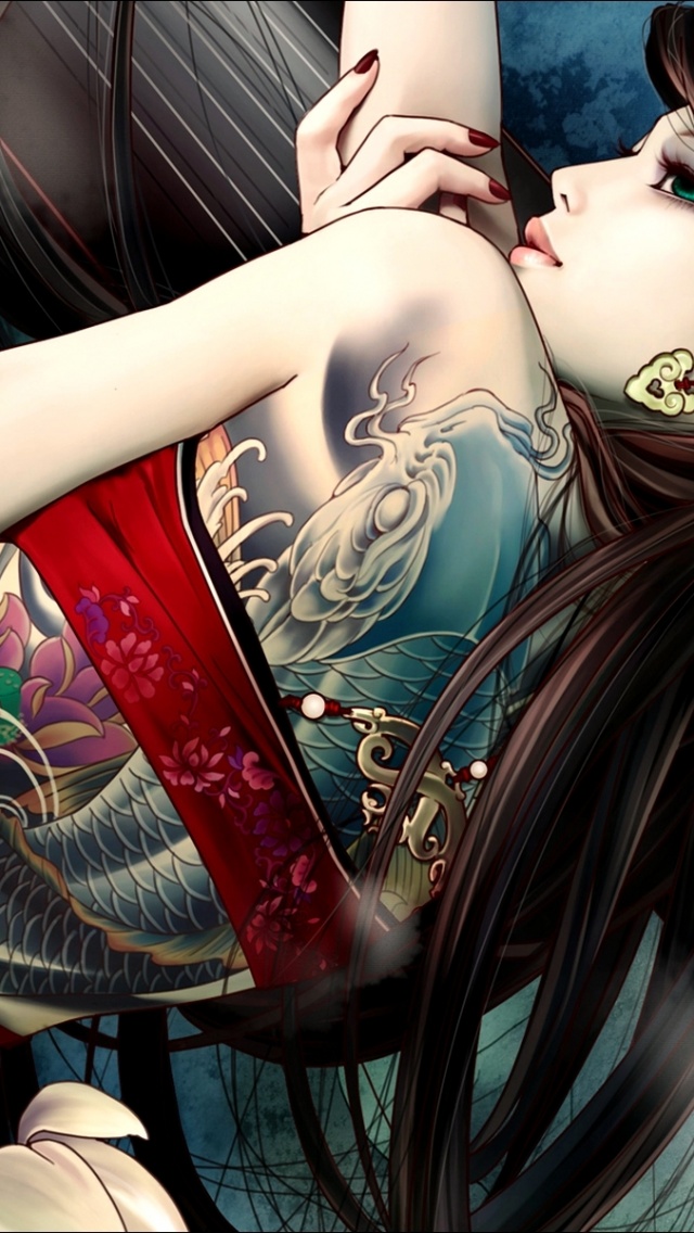 Tattoo Girls Wallpaper Iphone - HD Wallpaper 