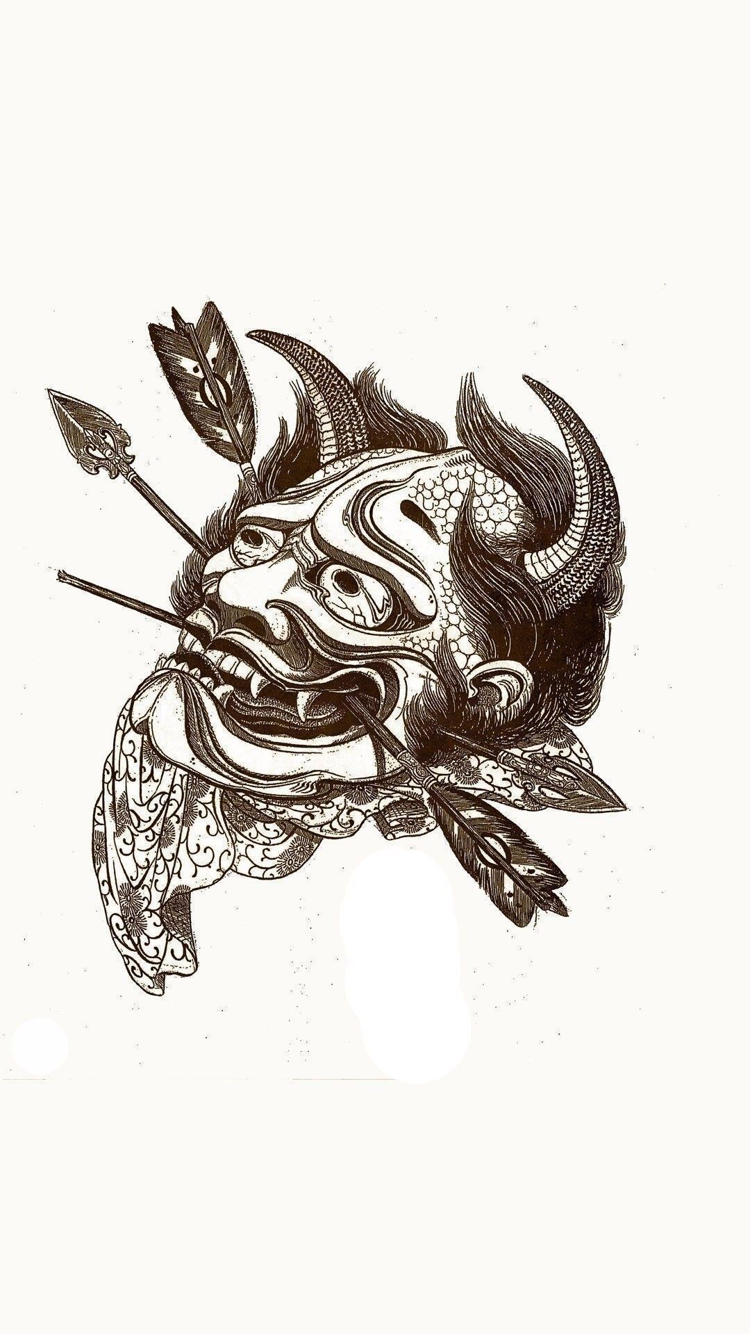 1080x1920, Japanese Tattoo Design Mobile Wallpaper - Japanese Tattoo Wallpaper For Iphone - HD Wallpaper 