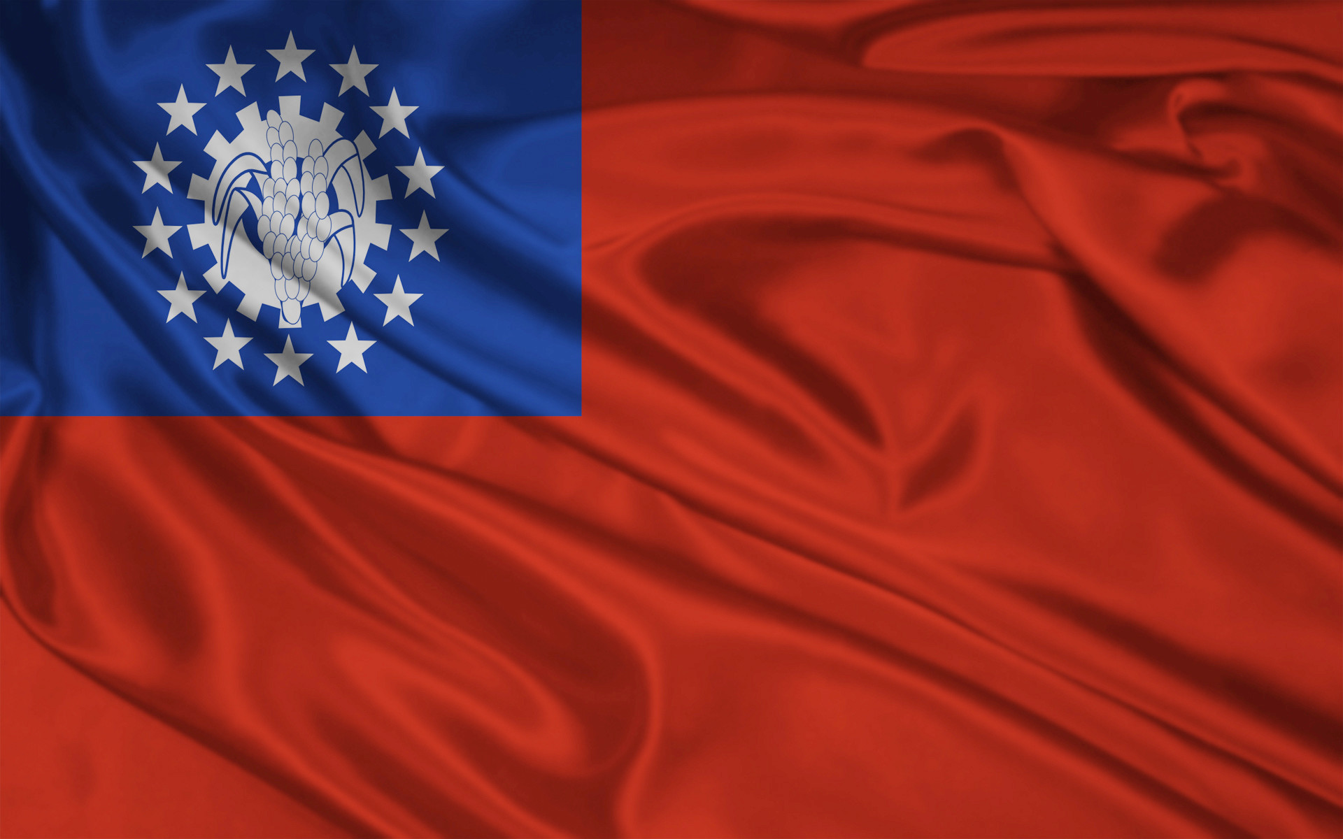 Bild - Myanmar Flag Wallpaper Hd - HD Wallpaper 